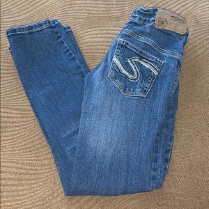 Silver little girl jeans- Two pair!